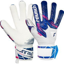 Reusch Attrakt Regrip NC Παιδικά Γάντια Τερματοφύλακα με Προστατευτικά Λευκά Μπλε 5572535-4310