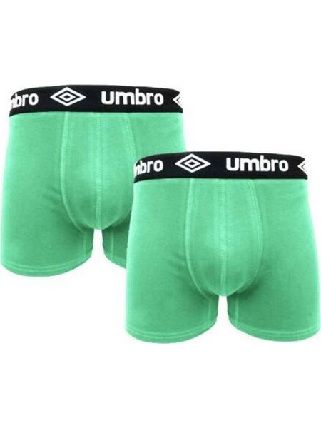 Umbro Ανδρικά Μποξεράκια Σετ 2Pack Πράσινα UMUM0197-2SP