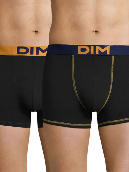 Dim Ανδρικά Μποξεράκια Σετ 2Pack Μαύρα D005D-5VV
