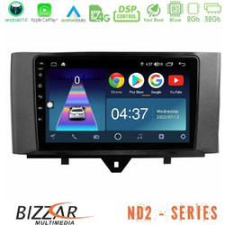 Bizzar U-ND2-SM0831 Ηχοσύστημα Αυτοκινήτου με Οθόνη Αφής & GPS