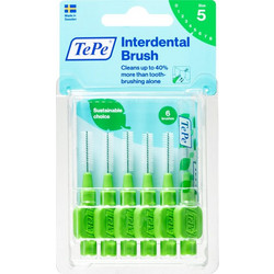Tepe Original Μεσοδόντια Βουρτσάκια 0.8mm Πράσινα 6τμχ