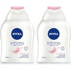 Nivea Intimo Sensitive Γαλάκτωμα Καθαρισμού 2x250ml