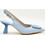 Hispanitas Γόβες Slingback Δερμάτινες με Λεπτό Ψηλό Τακούνι Γαλάζιες HV253910