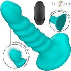 Intense Buffy Vibrator Δονητής για Ζευγάρια με Τηλεχειριστήριο 14cm Μπλε
