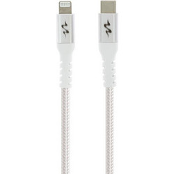 Braided USB-C to Lightning Cable 1m White 0031442