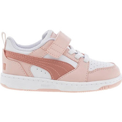 Puma Παιδικά Sneakers Λευκά Σομόν Κοραλί 397420-17