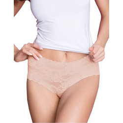 Julimex Bellie Γυναικείο Slip με Δαντέλα Μπεζ 230117109-019