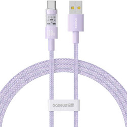 Baseus Gem Braided USB-A to USB-C 100W 2m Purple P10373002511-01