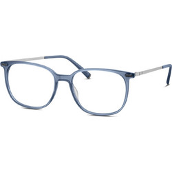 Eschenbach ES581109705116 Ανδρικός Σκελετός Γυαλιών Οράσεως Κοκάλινος Μεταλλικός Ασημί Μπλε