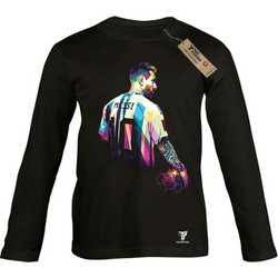 Takeposition Lionel Messi FIFA Παιδικό T-Shirt Μακρυμάνικο Μαύρο 814-5544