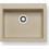 Pyramis Pyragranite Istros Ένθετος Νεροχύτης Γρανίτη Ματ Dark Beige 61x50cm 070045111