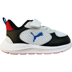 Puma Παιδικά Sneakers Λευκά Μαύρα Κόκκινα 400581-02