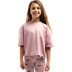 District75 Παιδικό T-Shirt Κοντομάνικο Ροζ 125KGCR-403-0V7