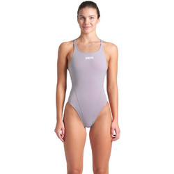 Arena Team Swim Tech Αθλητικό Γυναικείο Μαγιό Ολόσωμο Μπεζ 004763-590