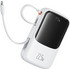 Baseus Qpow Pro+ Power Bank 10000mAh 22.5W με Θύρα USB-A & 2 Θύρες USB-C White