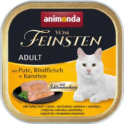 Animonda Vom Feinsten Aduld with Turkey, Beef & Carrots 100gr
