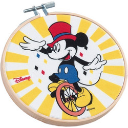 Parisis Μπομπονιέρα Βάπτισης Τελάρο Mickey Mouse Carnival από Ύφασμα & Ξύλο 12τμχ