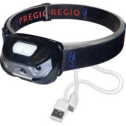 Pregio 18-1004 Επαναφορτιζόμενος Φακός Κεφαλής Εργασίας Led