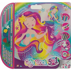 AS Company Giga Block Fantasy Mermaids Σετ Ζωγραφικής 22τμχ 1023-62731