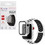 Volte-Tel Πλαστική Θήκη Tempered Glass για Apple Watch 4 / 5 / 6 / SE 44mm Λευκή