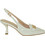 Versace 19V69 Γόβες Slingback Λουστρίνι με Λεπτό Ψηλό Τακούνι Εκρού AM4C225-66