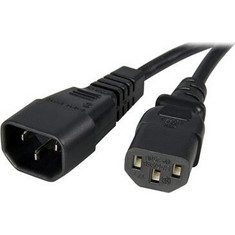 Powertech CAB-P004 Προέκταση Καλωδίου Τροφοδοσίας IEC C13 to IEC C14 1.5m