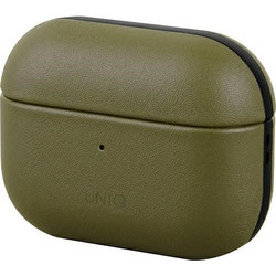 Uniq Terra Θήκη Δερμάτινη για Apple AirPods Pro 1 Χακί
