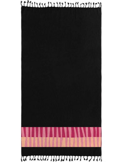 Guy Laroche Pestemal 23 Πετσέτα Θαλάσσης Μαύρη 90x170cm