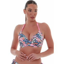 Bluepoint Butterfly Effect Bikini Top με Ενίσχυση Πετρόλ Φούξια 25066051D-06
