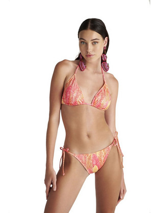 BLU4U Bikini Set Τριγωνάκι Κοραλί 25357704-20