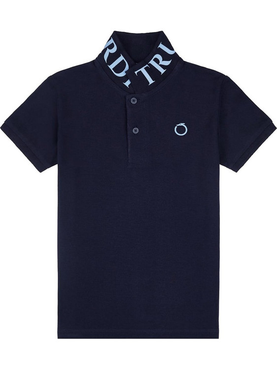 Trussardi Παιδικό Polo Κοντομάνικο Navy Μπλε TBP25006PO-015