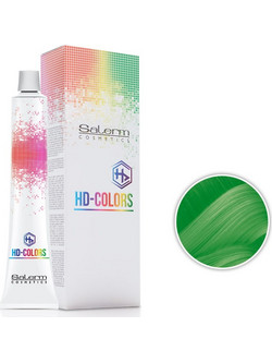 Salerm HD Colors Green Ημιμόνιμη Βαφή Μαλλιών 150ml