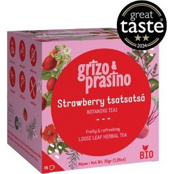Grizo & Prasino Strawberry Tsatsatsa 15 Φακελάκια