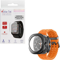 Volte-Tel Πλαστική Θήκη Tempered Glass για Samsung Galaxy Watch Ultra 47mm Μαύρη