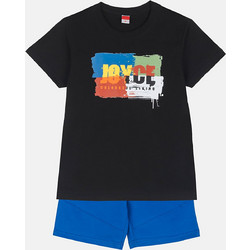 Joyce Παιδικό Σετ για Αγόρι Καλοκαιρινό Μαύρο Royal Blue 2514125