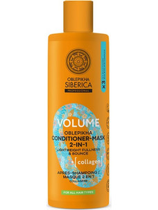 Natura Siberica Oblepikha Volume Φυτικό Conditioner για Όγκο για Λεπτά Mαλλιά 400ml