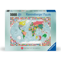 Puzzle Ravensburger Παγκόσμιος Χάρτης 1000 Κομμάτια
