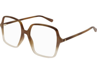 Gucci GG1003O 003 Γυναικείος Σκελετός Γυαλιών Οράσεως Κοκάλινος Καφέ
