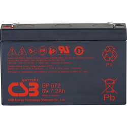 CSB GP672 Μπαταρία VRLA-AGM 6V 7.2Ah