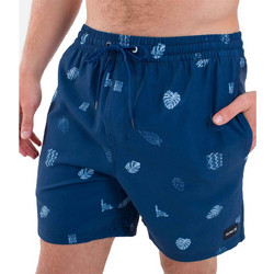 Hurley Ανδρικό Μαγιό Σορτς με Σχέδια Navy Μπλε MBS0011890-424