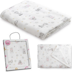 Interbaby Koala Κουβέρτα Αγκαλιάς Fleece 80x110 Ροζ