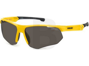 Carrera CA044/S 4CWIR Ανδρικά Γυαλιά Ηλίου Μάσκα Κίτρινα με Μαύρο Φακό