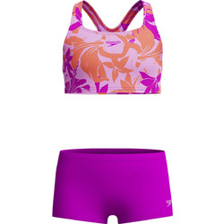 Speedo Αθλητικό Παιδικό Μαγιό Bikini Set για Κορίτσι Ροζ Μωβ 8003735-18141