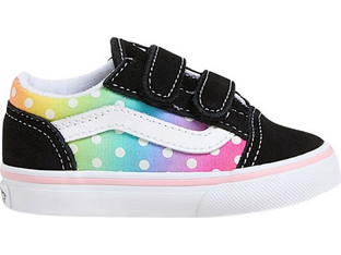 Vans Old Skool Παιδικά Sneakers Μαύρα Πολύχρωμα VN000CPZBOQ1