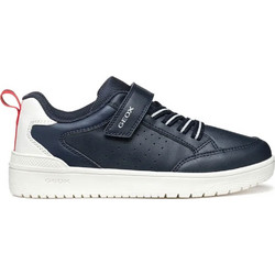 Geox Washiba Παιδικά Sneakers Navy Μπλε Κόκκινα Λευκά J45LQA05411C4211