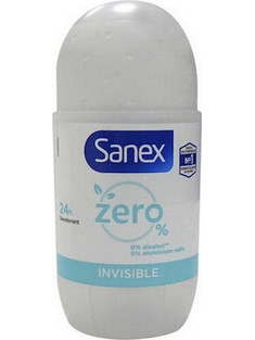 Sanex Zero Invisible Αποσμητικό Roll On 24h Χωρίς Αλουμίνιο 50ml