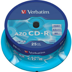 Verbatim 43352 Εγγράψιμα CD-R 52x 700MB Cake Box 25τμχ