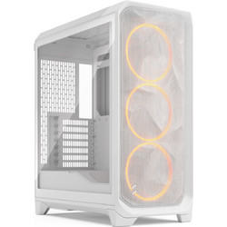 Fractal Design Meshify 3 TG Clear Tint White Gaming Midi Tower Κουτί Υπολογιστή RGB με Πλαϊνό Παράθυρο