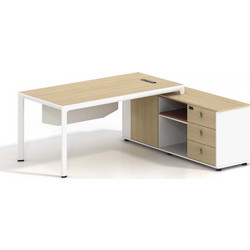 Woodwell Thesis Γωνιακό Γραφείο Ξύλινο με Βιβλιοθήκη 160x80x75cm ΕΟ920,10