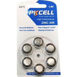 Pkcell Zinc Air A675 6τμχ